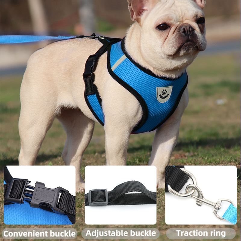 Reflective Breathable Mesh Harness — Suitable for Dogs & Cats