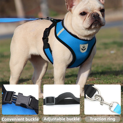 Reflective Breathable Mesh Harness — Suitable for Dogs & Cats