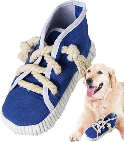 Shoe-Shaped Chew Toy – Perfect for Small and Medium Dogs
