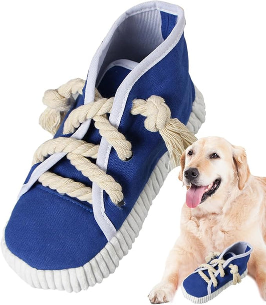 Shoe-Shaped Chew Toy – Perfect for Small and Medium Dogs
