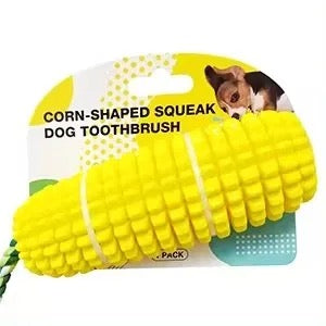 Squeaky Corn Dog Toy – Durable, Fun, and Perfect for Dental Health!