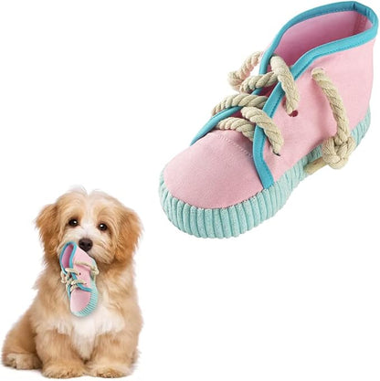Shoe-Shaped Chew Toy – Perfect for Small and Medium Dogs