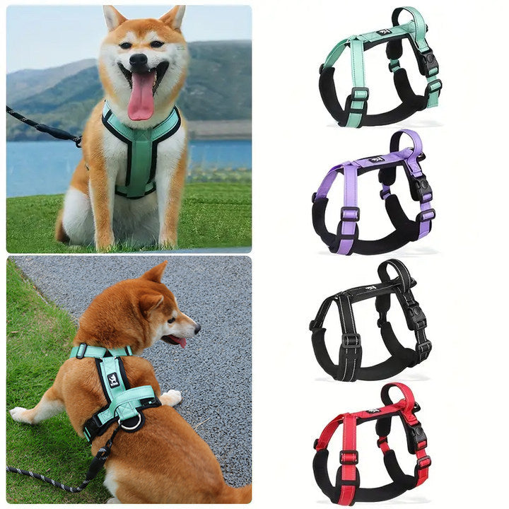 Breathable Outdoor Dog Vest Harness – No‑Pull & Adjustable