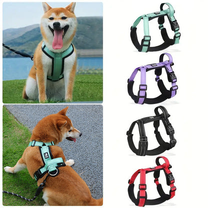 Breathable Outdoor Dog Vest Harness – No‑Pull & Adjustable